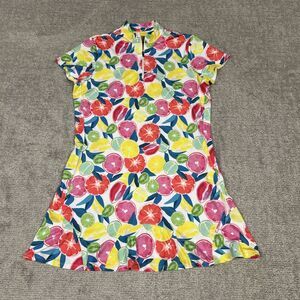 Tail Activewear Dress Womens XL Grapefruit Bright Citrus Golf Pickleball Pockets